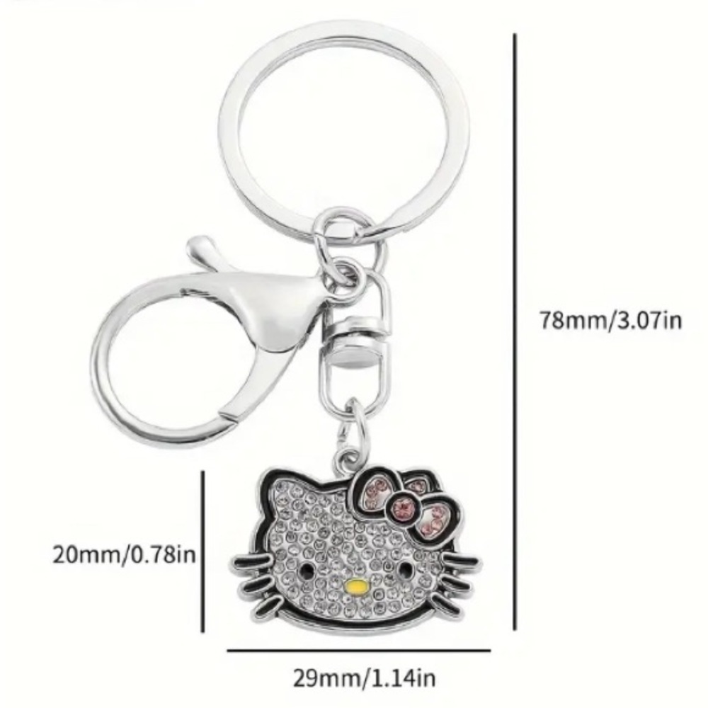 Hello Kitty Keychain With Clip - Picture 4 of 5